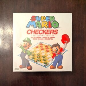 Super Mario Checkers Collector's Edition - Mario vs. Luigi! BNIB